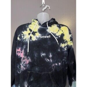 Barstool Sports Hoodie Womens Large Tie Dye I Am Unwell Call Her Daddy Graphic